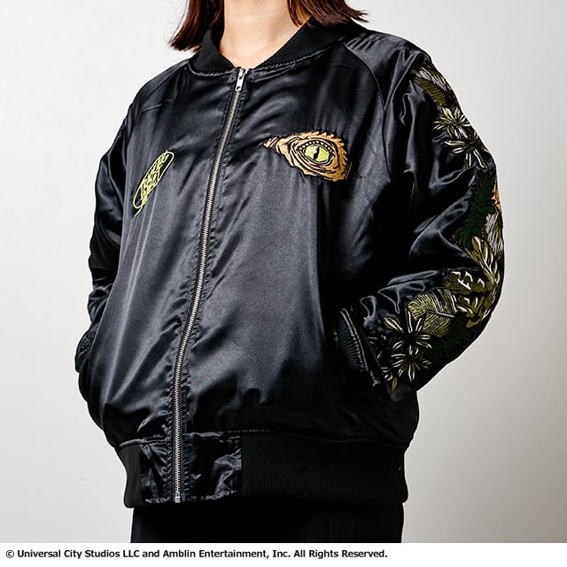 [Character Genre] Jurassic World Jurassic World "Damage Logo" Sukajan Jacket