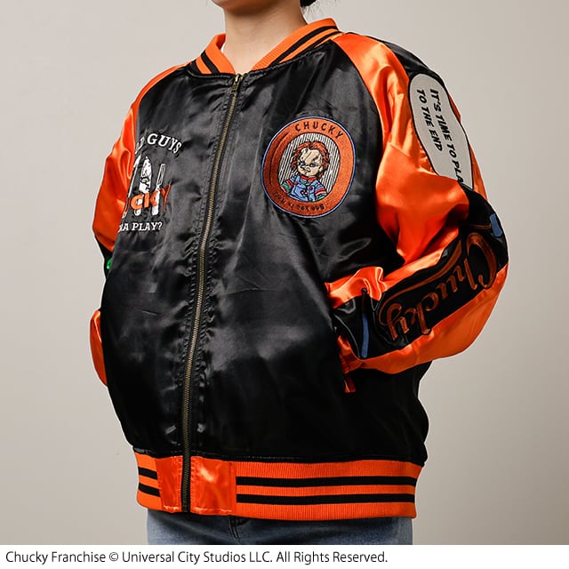 [Character Genre] Chucky Chucky "Crazy Play" Souvenir Jacket