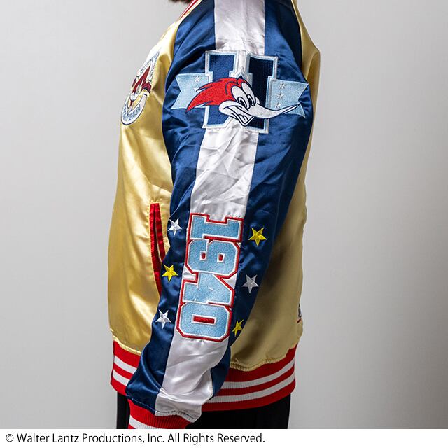 [Character Genre] Woody Woodpecker Woody Woodpecker "Star Symbol" Souvenir Jacket