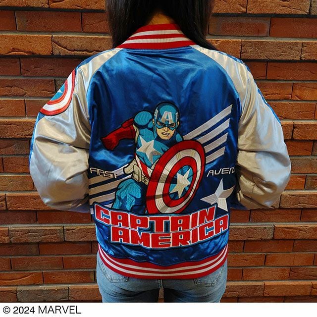 [Character Jacket] Marvel Captain America Triple Star Souvenir Jacket