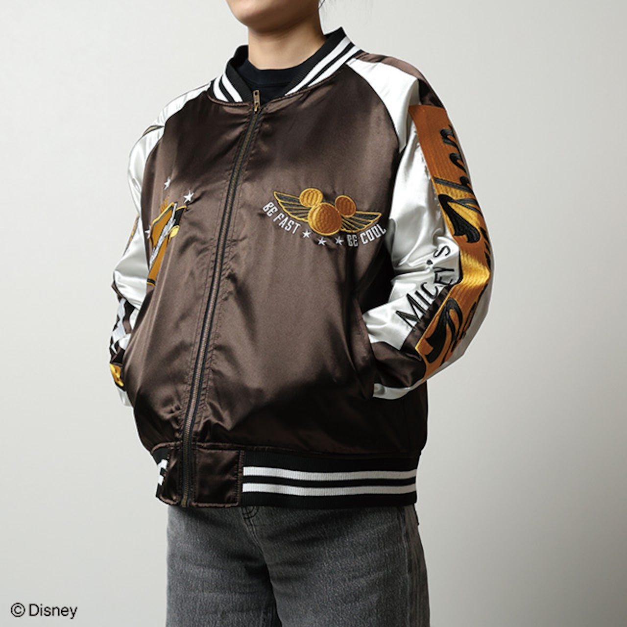 [Character Genre] Disney Mickey King Motor Sukajan (L size)