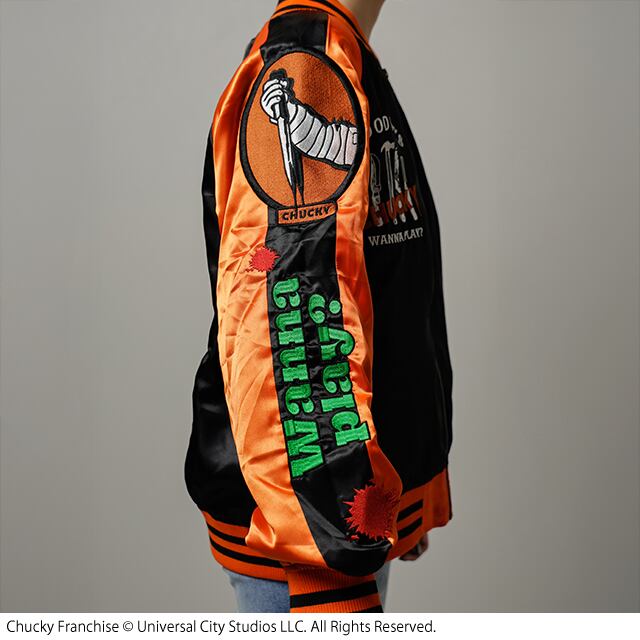 [Character Genre] Chucky Chucky "Crazy Play" Souvenir Jacket