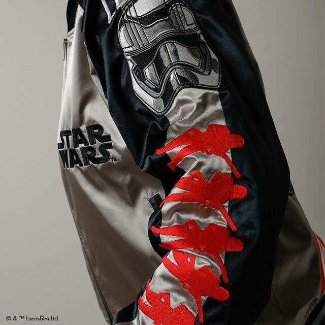 【キャラジャン】 STAR WARS スター・ウォーズ キャプテン・ファズマ スカジャン