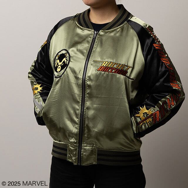 [Character Genre] Marvel Laser Green Souvenir Jacket (L size)
