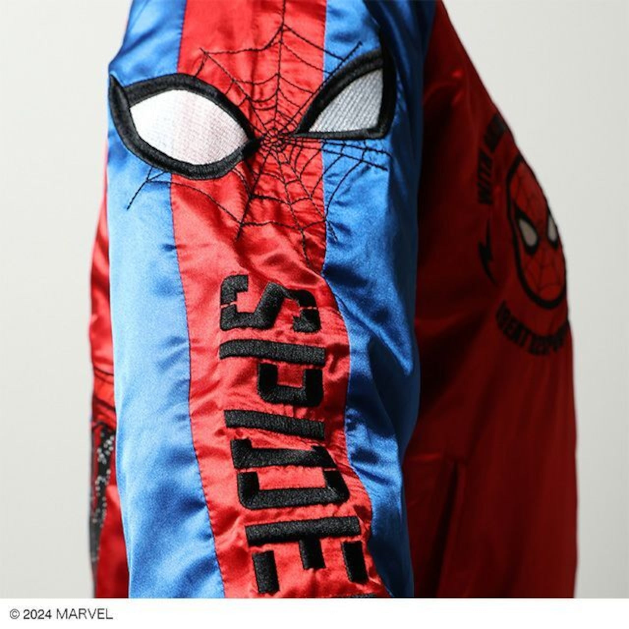 【キャラジャン】 Marvel マーベル スパイダーマン プロテクターニューヨーク スカジャン
