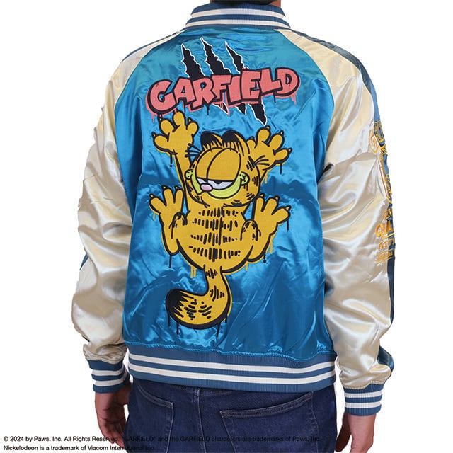 [Character Genre] Garfield Claw Mark Sukajan (L Size)