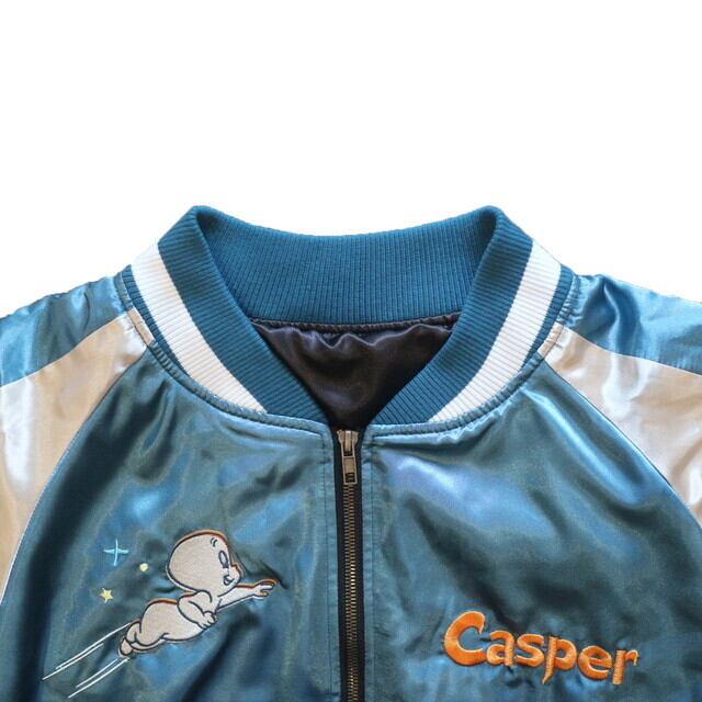 [Character Souvenir Jacket] Casper Ghost Look Souvenir Jacket (Size L)