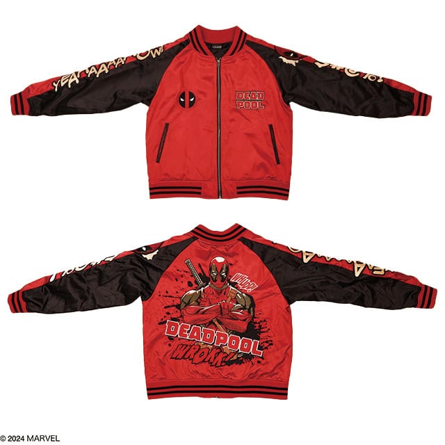 [Character Genre] Marvel Deadpool Splash Souvenir Jacket