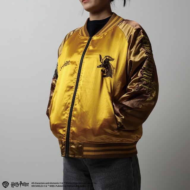 [Character genre] Harry Potter Hufflepuff emblem Sukajan (L size)
