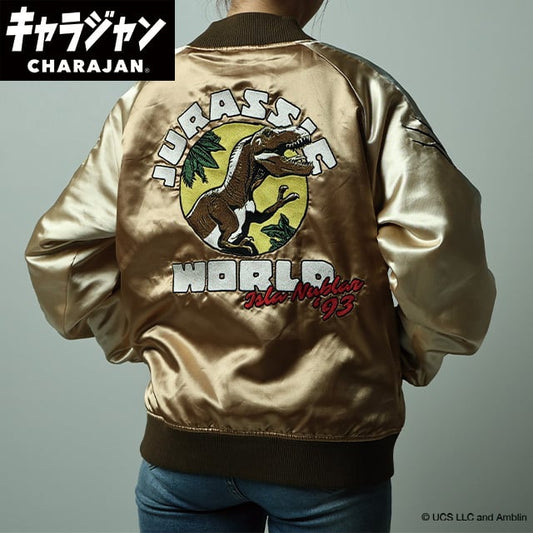 【キャラジャン】 ジュラシックワールド ポップアップジュラシック スカジャン（Lサイズ）