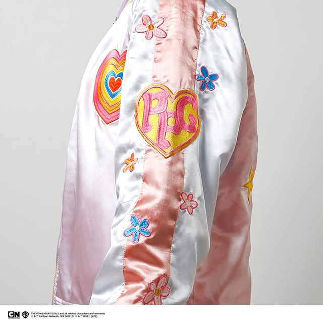 【キャラジャン】パワーパフガールズ パワーパフガールズ ウルトラスーパーパワースカジャン スカジャン （Lサイズ）