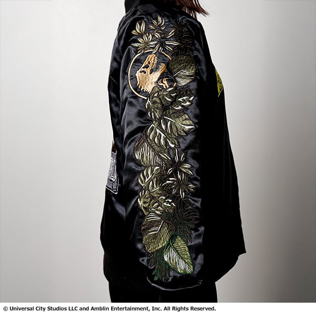 [Character Genre] Jurassic World Jurassic World "Damage Logo" Sukajan Jacket