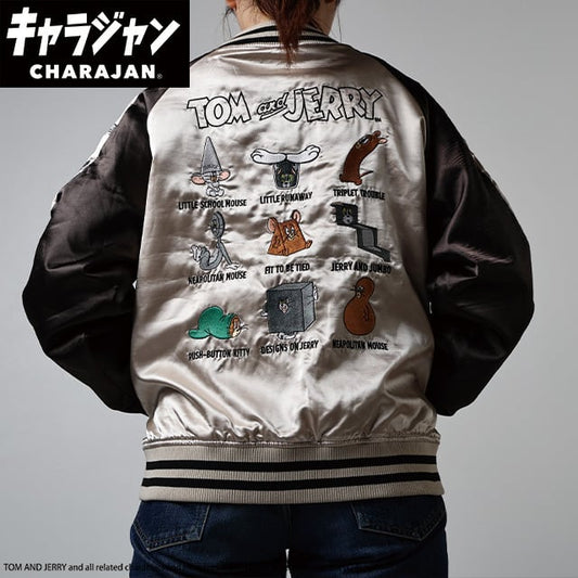 【キャラジャン】 トムとジェリー ファニースタイル スカジャン（Lサイズ）