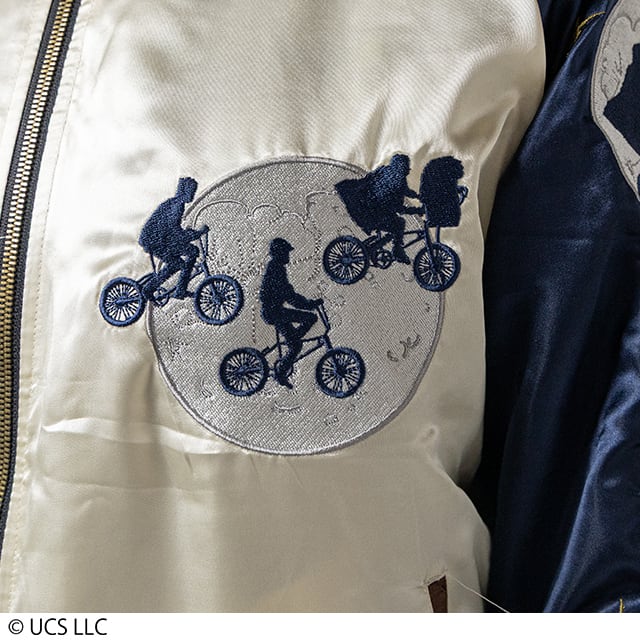 【Character Jacket】E.T. E.T. "Moon Silhouette" Sukajan Jacket