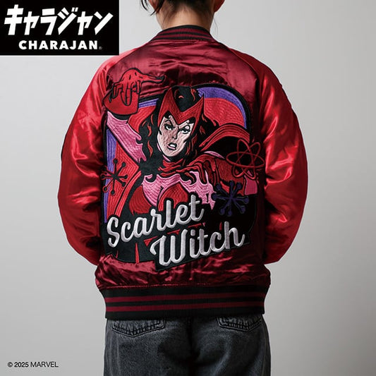 【キャラジャン】 スカーレットウィッチ ヒーローバイブス スカジャン（Lサイズ）