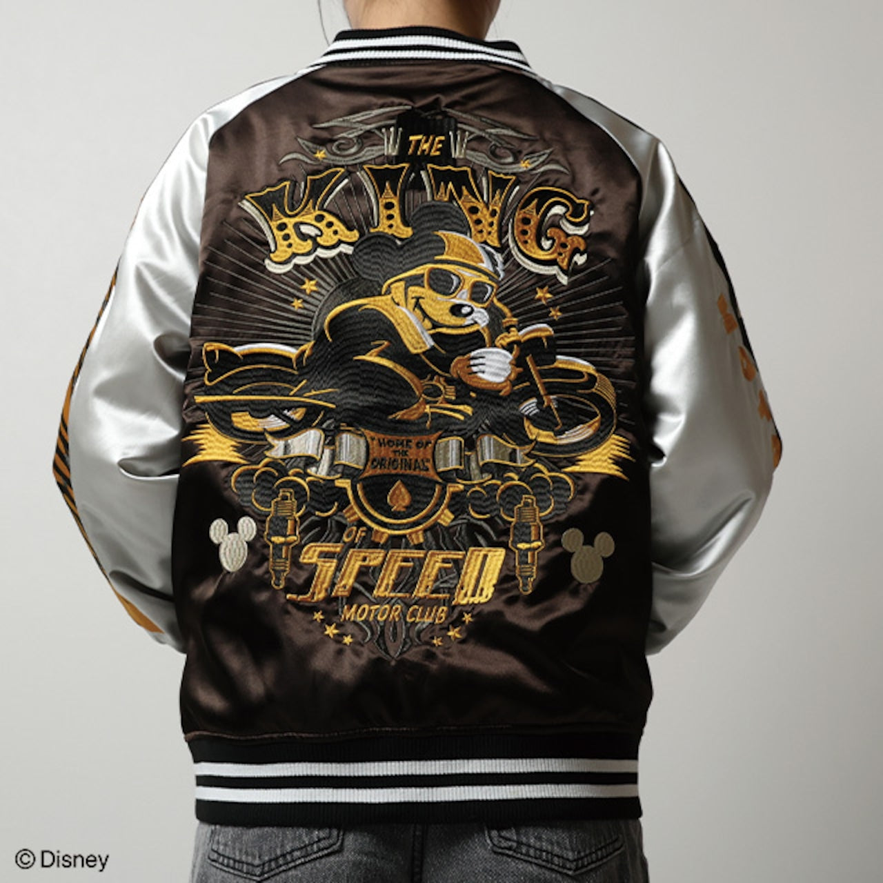 [Character Genre] Disney Mickey King Motor Sukajan (L size)