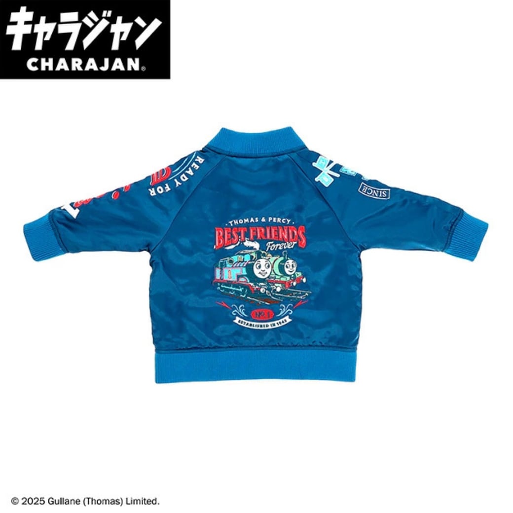 *Kids Size* [Character Jacket] Thomas the Tank Engine "Ready For Action" Souvenir Jacket (Kids Size)