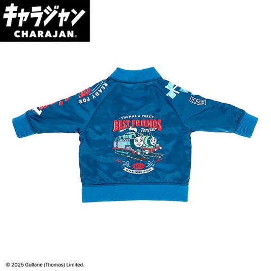 ※キッズサイズ※【キャラジャン】きかんしゃトーマス きかんしゃトーマス「レディフォーアクション」 スカジャン （キッズサイズ）