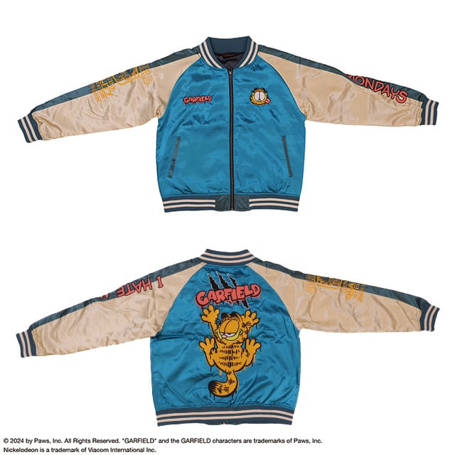 [Character Genre] Garfield Claw Mark Sukajan (L Size)