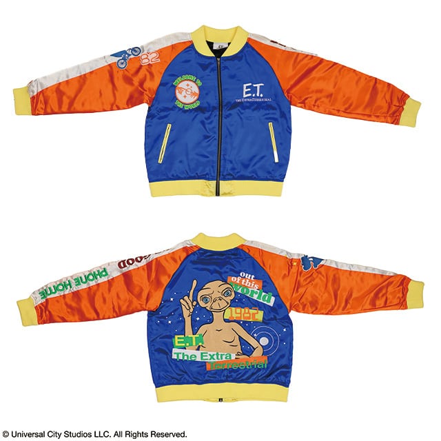 [Character Jacket] E.T. Shiny Bike Sukajan (L size)