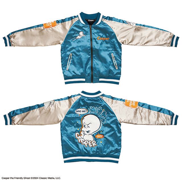 [Character Souvenir Jacket] Casper Ghost Look Souvenir Jacket (Size L)
