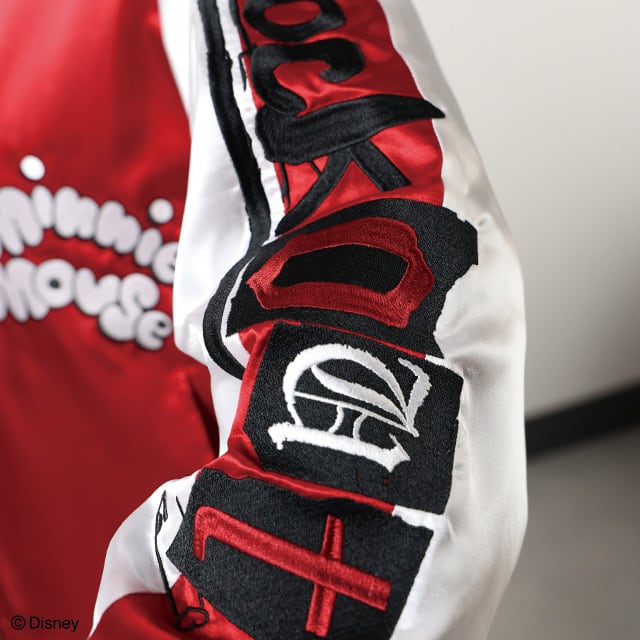 [Character Jacket] Disney Minnie Red Girl Souvenir Jacket (L size)