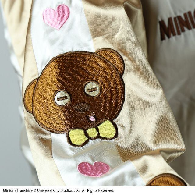 【キャラジャン】 MINION ミニオン トゥゲザーベア スカジャン（Lサイズ）