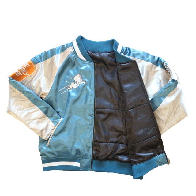 [Character Souvenir Jacket] Casper Ghost Look Souvenir Jacket (Size L)