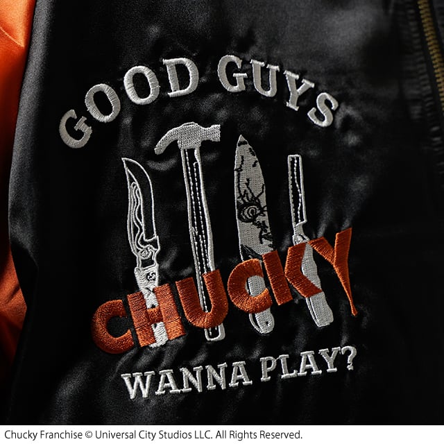 [Character Genre] Chucky Chucky "Crazy Play" Souvenir Jacket