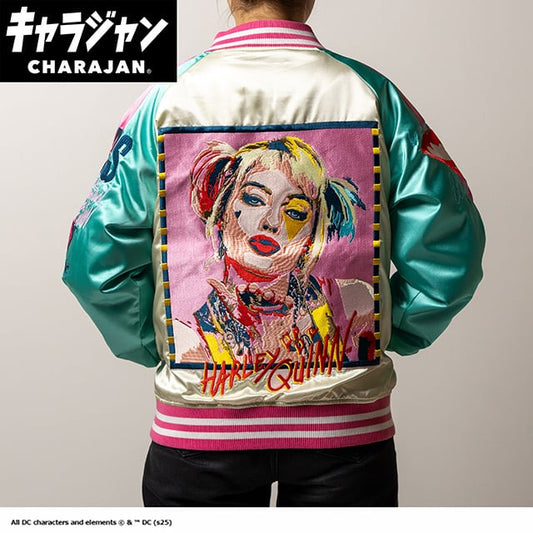 【キャラジャン】 DC バーズ・オブ・プレイ スカジャン（Lサイズ）
