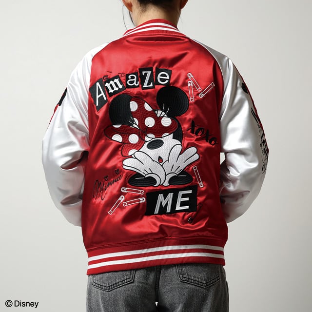 [Character Jacket] Disney Minnie Red Girl Souvenir Jacket (L size)