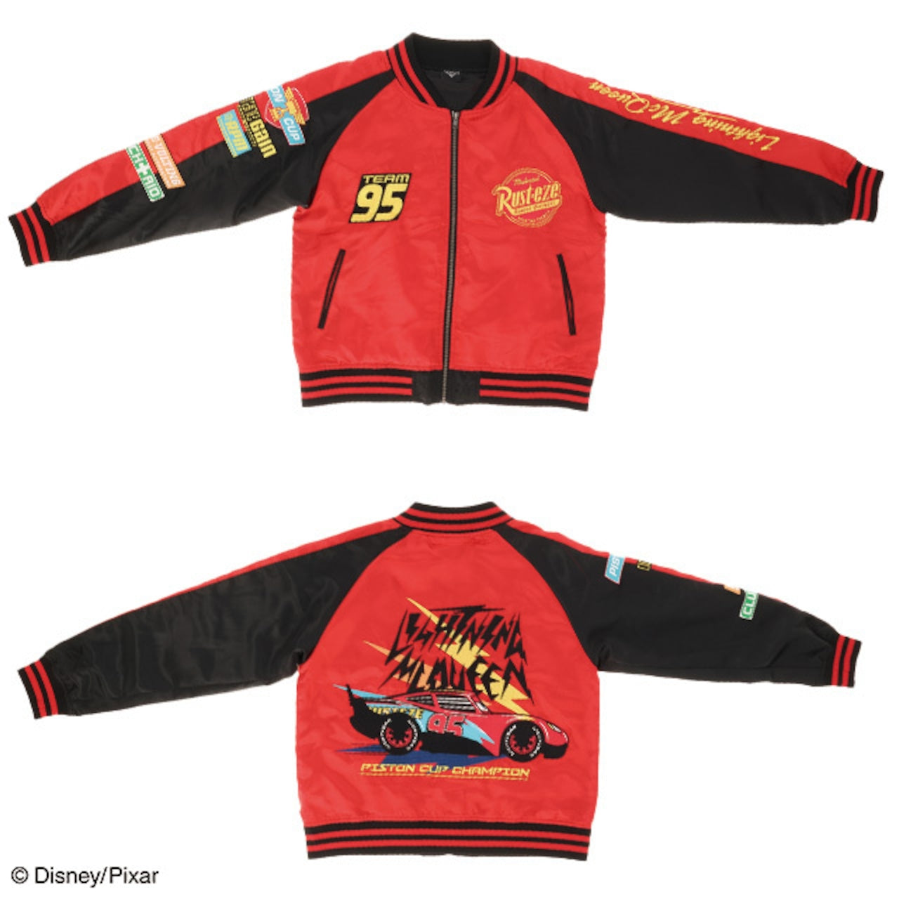 [Character Genre] Disney Pixar Cars Cool Champ Sukajan Jacket (L Size)