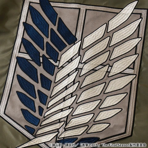 進撃の巨人 リヴァイ×調査兵団 総刺繍 リバーシブルスカジャン SGK-2502