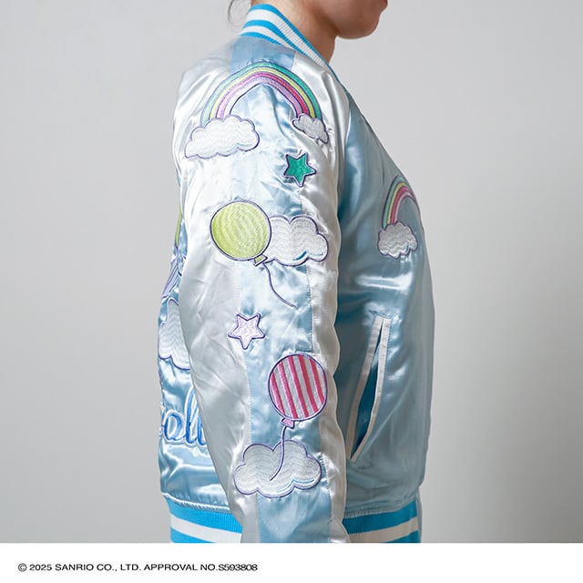 [Character Genre] Sanrio Cinnamoroll Glitter Balloon Sukajan (L Size)