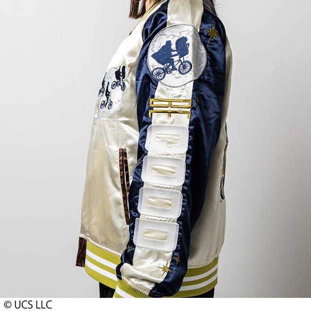 【Character Jacket】E.T. E.T. "Moon Silhouette" Sukajan Jacket