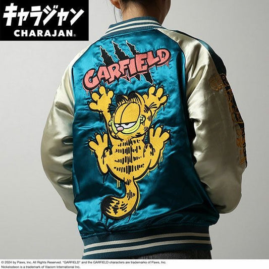 【キャラジャン】 ガーフィールド クローマーク スカジャン（Lサイズ）