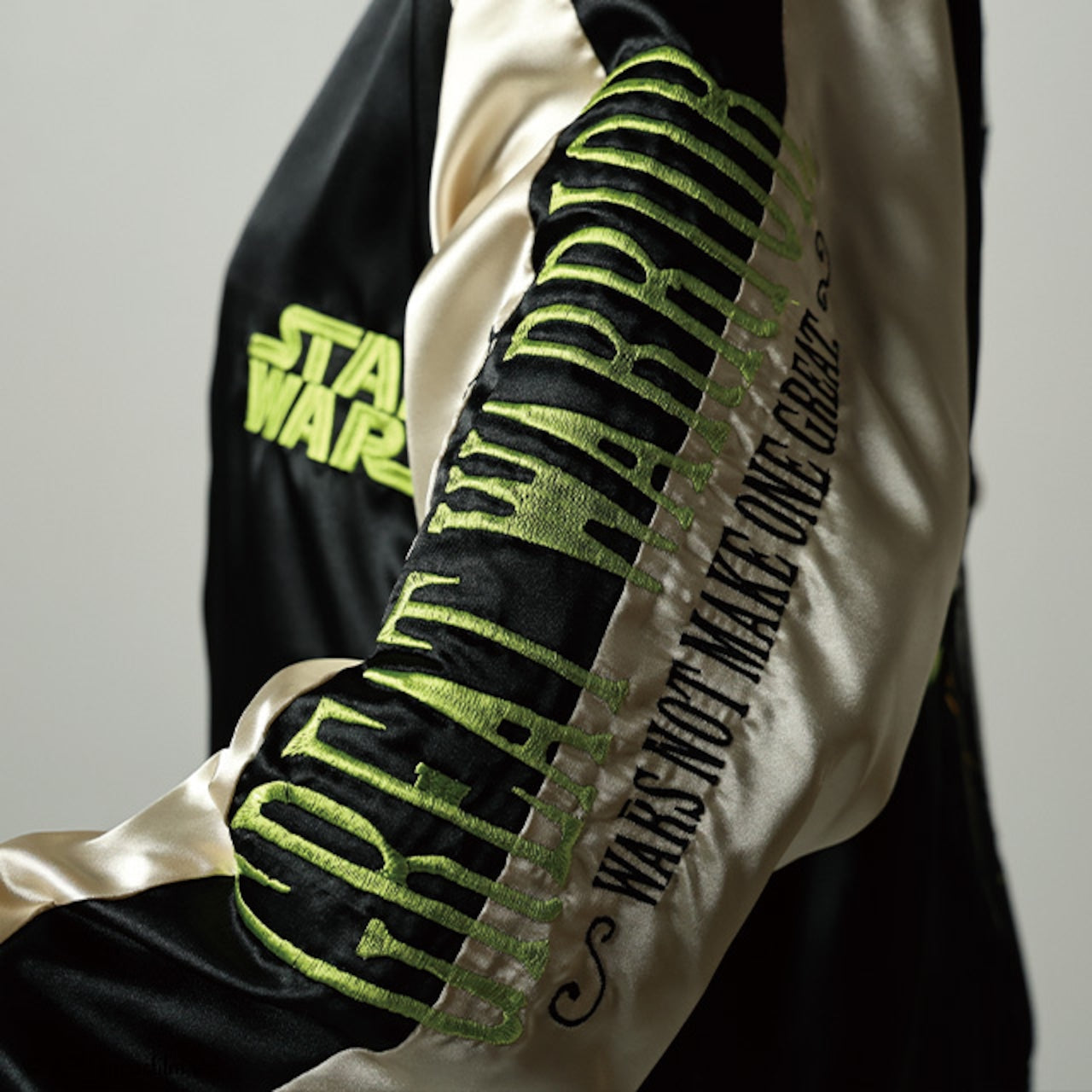 【キャラジャン】 STAR WARS スター・ウォーズ ヨーダ グレートグリーン スカジャン