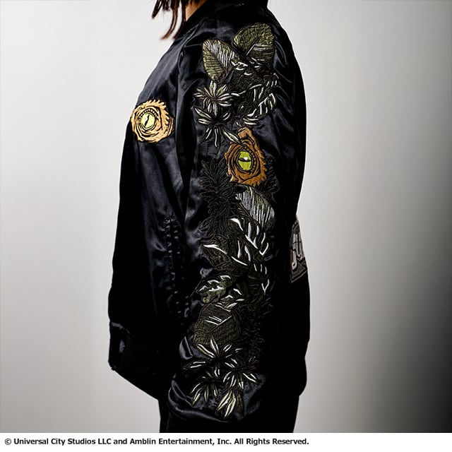 [Character Genre] Jurassic World Jurassic World "Damage Logo" Sukajan Jacket