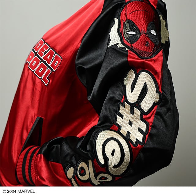 [Character Genre] Marvel Deadpool Splash Souvenir Jacket