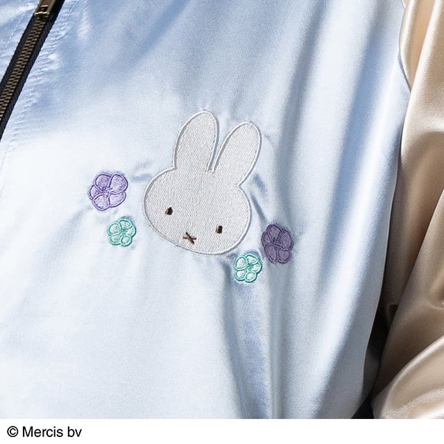 [Character genre] Miffy Flower Shower Miffy Sukajan (L size)