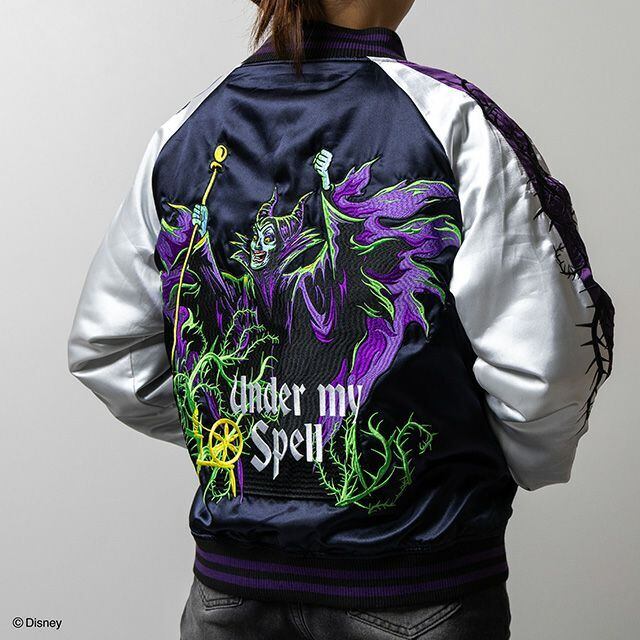 [Character Genre] Disney Villains Purple Spell Sukajan (L-size)