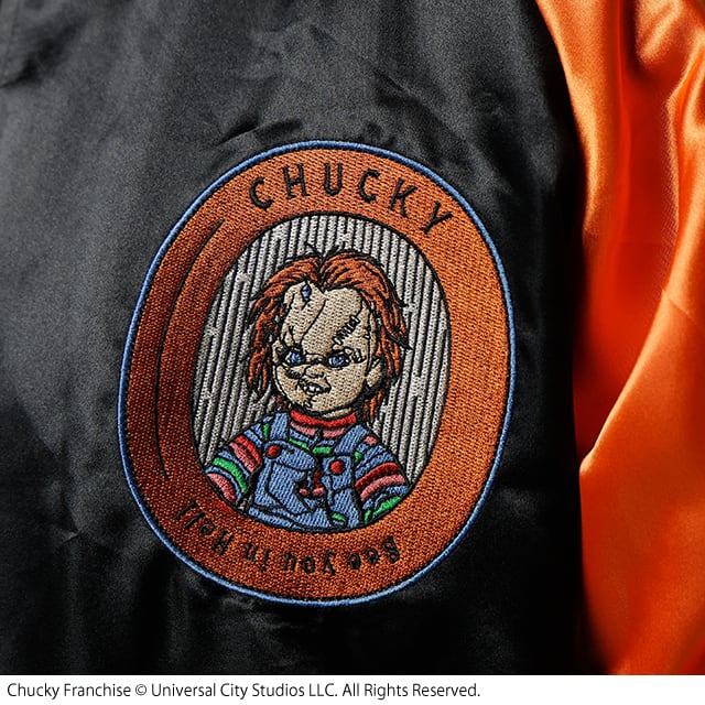 [Character Genre] Chucky Chucky "Crazy Play" Souvenir Jacket