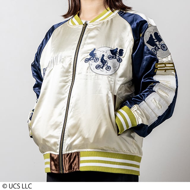 【Character Jacket】E.T. E.T. "Moon Silhouette" Sukajan Jacket
