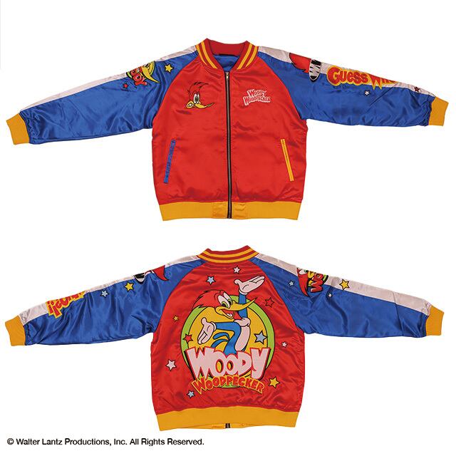 [Character Genre] Woody Woodpecker Funny Laughter Sukajan Jacket (L Size)