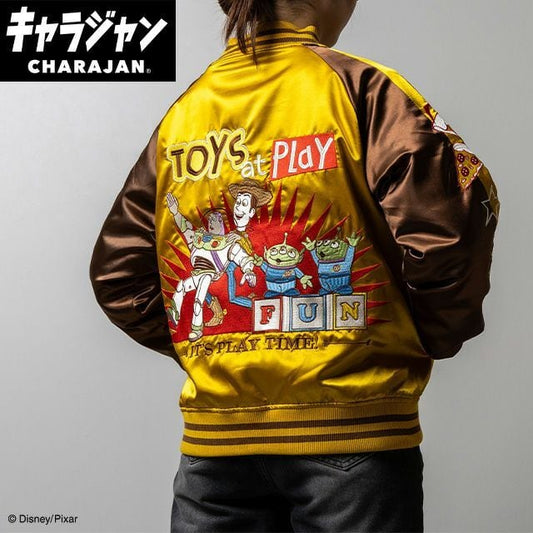 【キャラジャン】 ディズニー トイストーリー トイズスペシャル スカジャン（Lサイズ）