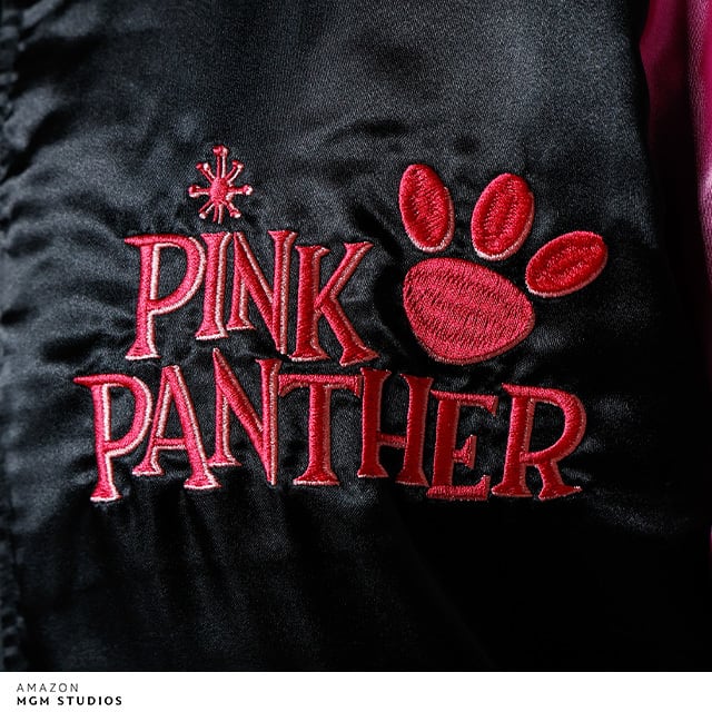 [Character Jacket] Pink Panther Pink Panther Unique Pink Panther Sukajan (L Size)