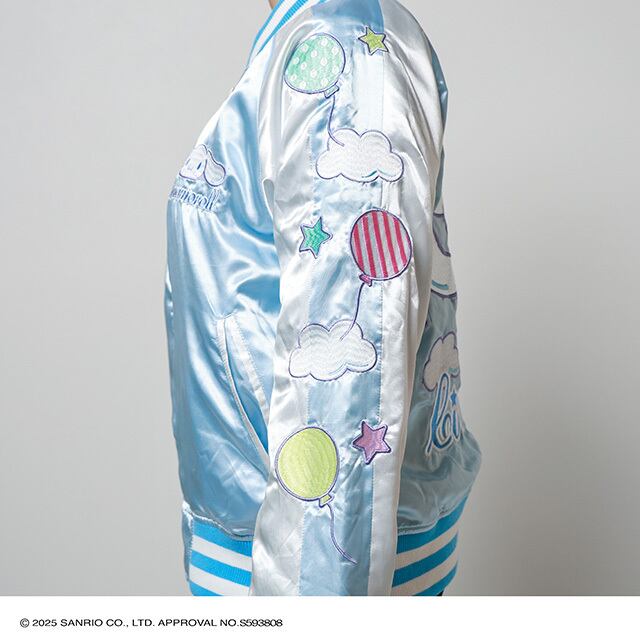 [Character Genre] Sanrio Cinnamoroll Glitter Balloon Sukajan (L Size)