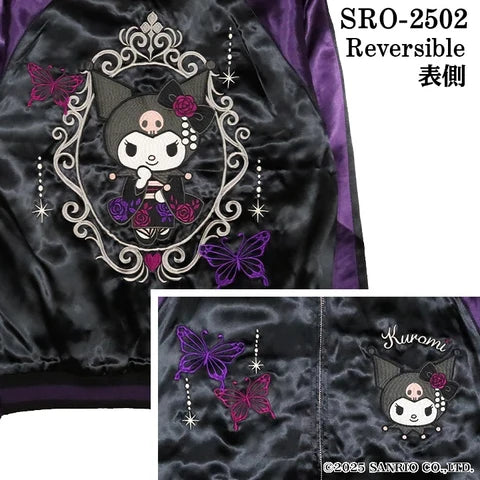 クロミ＆マイメロディ 総刺繍 リバーシブルスカジャン SRO-2502